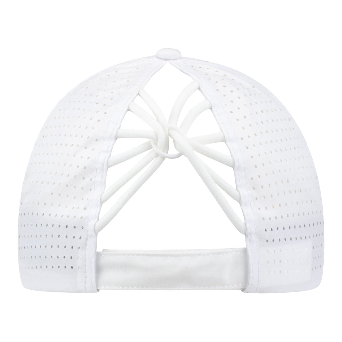 Vimhue BNP Paribas Open Ladies Sun Ombre Text Hat in White and Blue - Back View