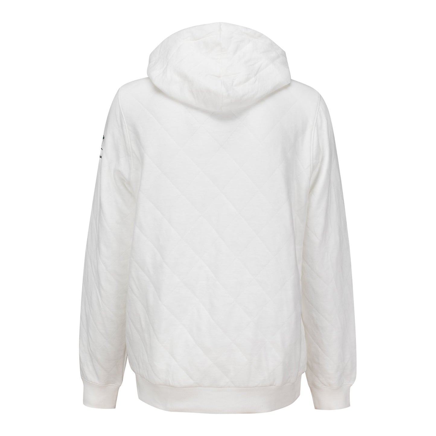 Gear for Sports BNP Paribas Open Women's Quilted Hoodie in Winter White - Back View