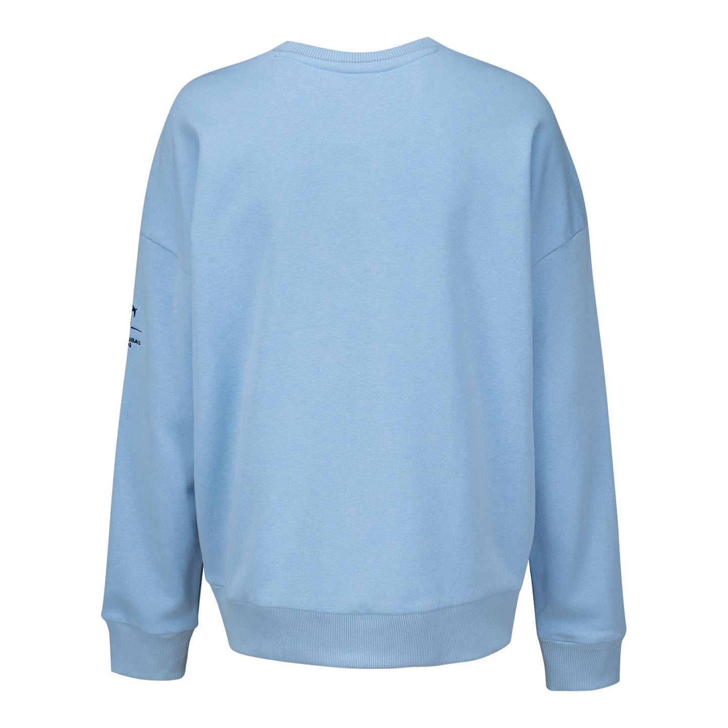 Gear for Sports BNP Paribas Open Women's Everlee Crew Sweatshirt in Light Blue - Back View