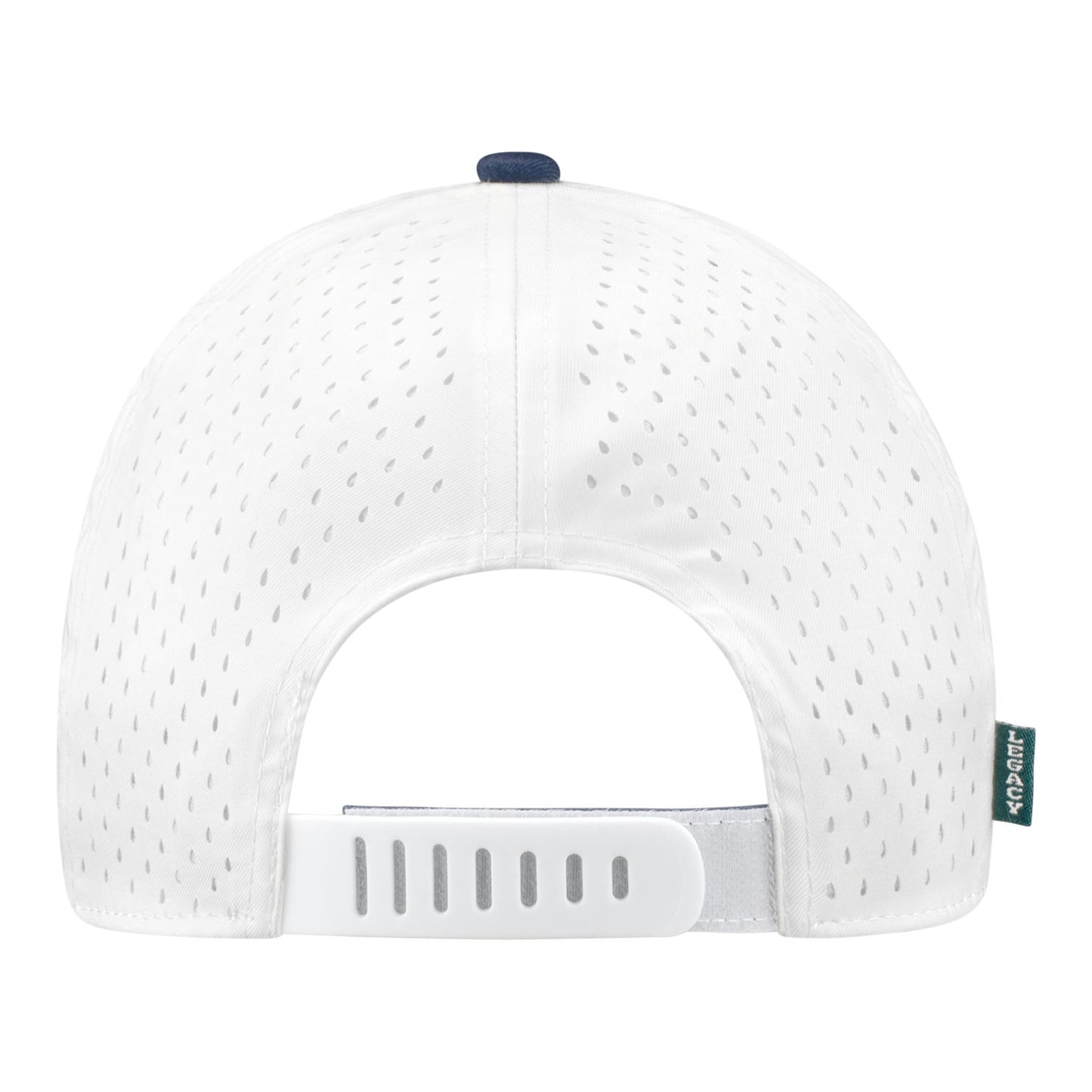 Legacy 2026 BNP Paribas Open Logo Trucker Hat in Navy and White - Back View