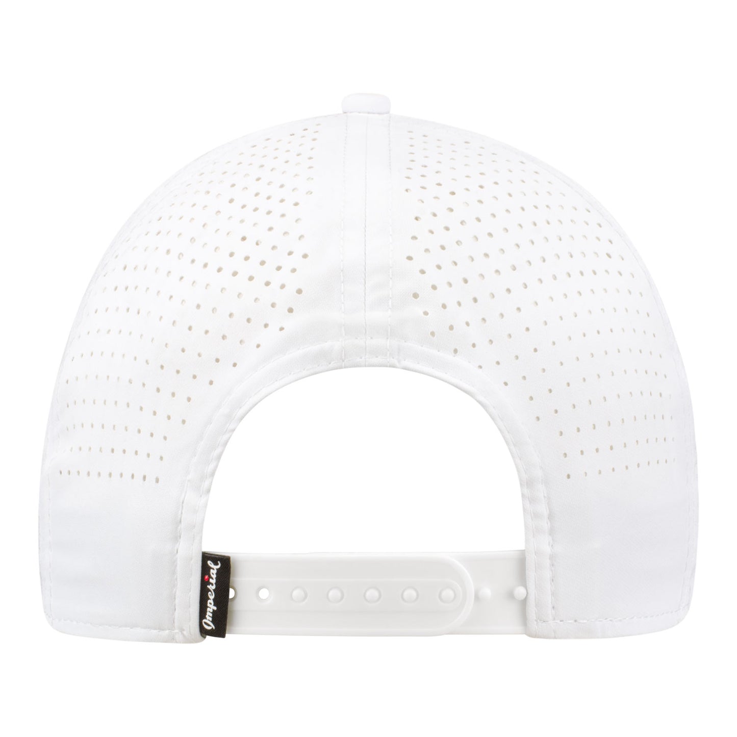 Imperial BNP Paribas Open Performance Rope Hat in White and Navy - Back View