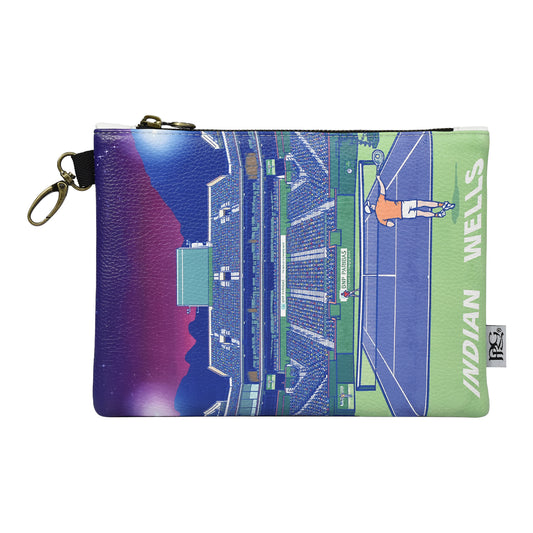 PRG BNP Paribas Open Lee Wybranski Zip Top Pouch - Front View