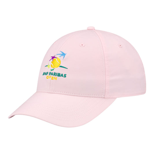 Ahead BNP Paribas Open Ladies Logo Hat in Light Pink - Angled Front Left View