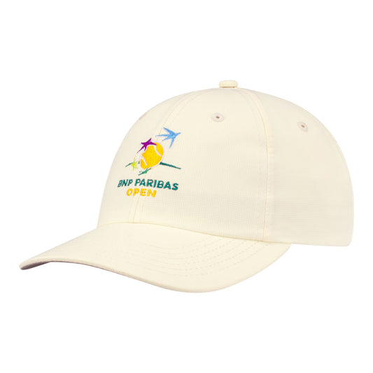 Imperial BNP Paribas Open Women's Original Performance Hat in Pale Yellow - Angled Front Left View