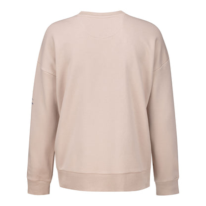Gear for Sports BNP Paribas Open Women's Everlee Crew Sweatshirt in Café Au Lait - Back View