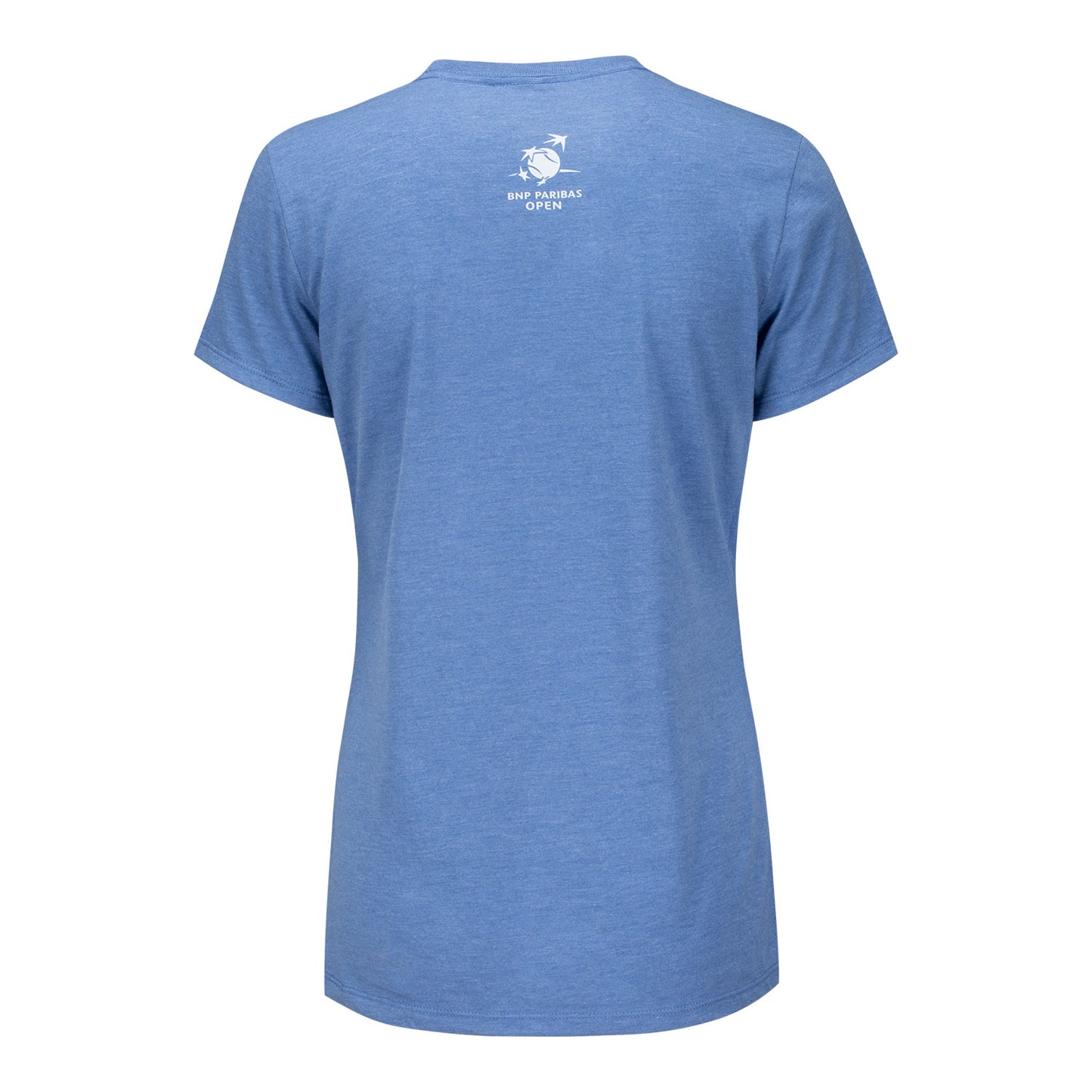 Ahead BNP Paribas Open Women's Laurel Racket T-Shirt in Chambray - Back View