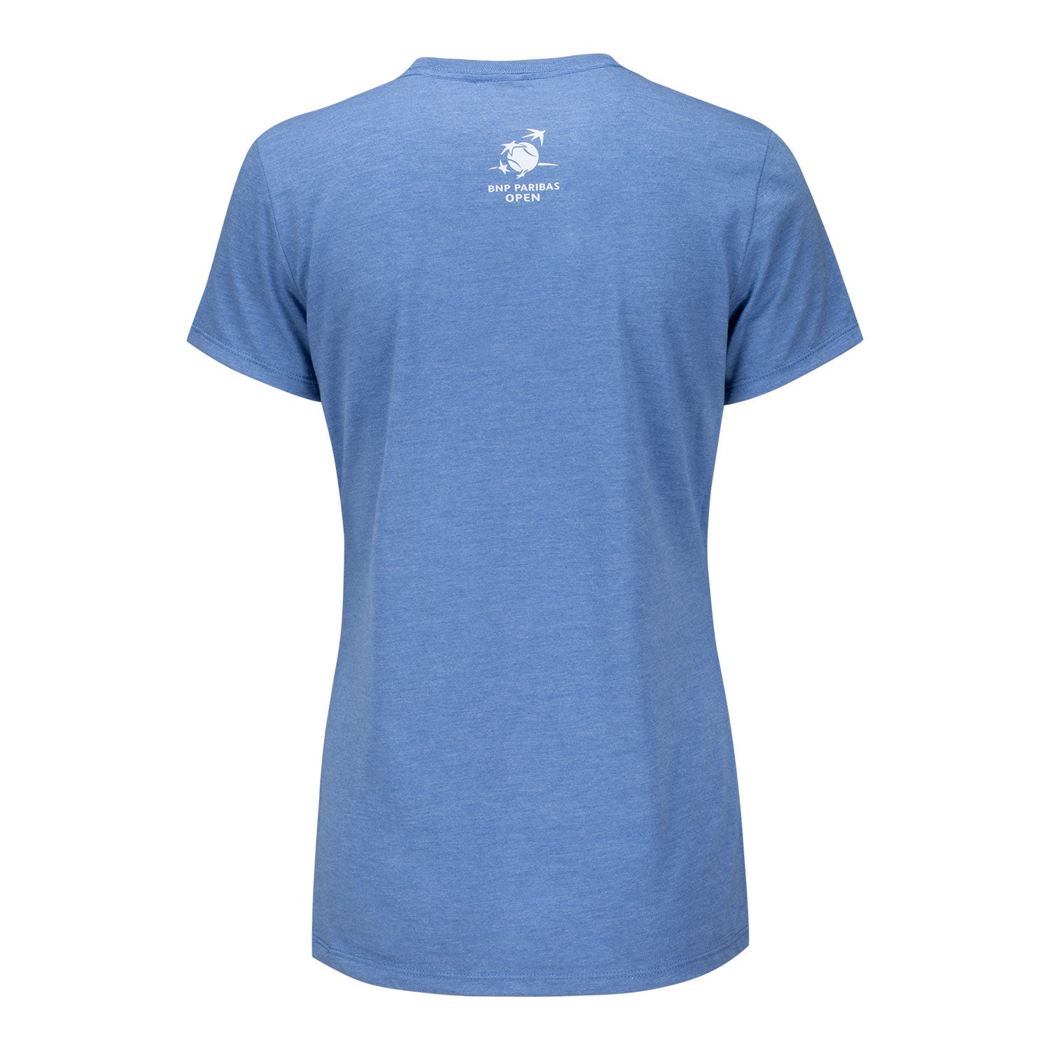 Ahead BNP Paribas Open Women's Laurel Racket T-Shirt in Chambray - Back View