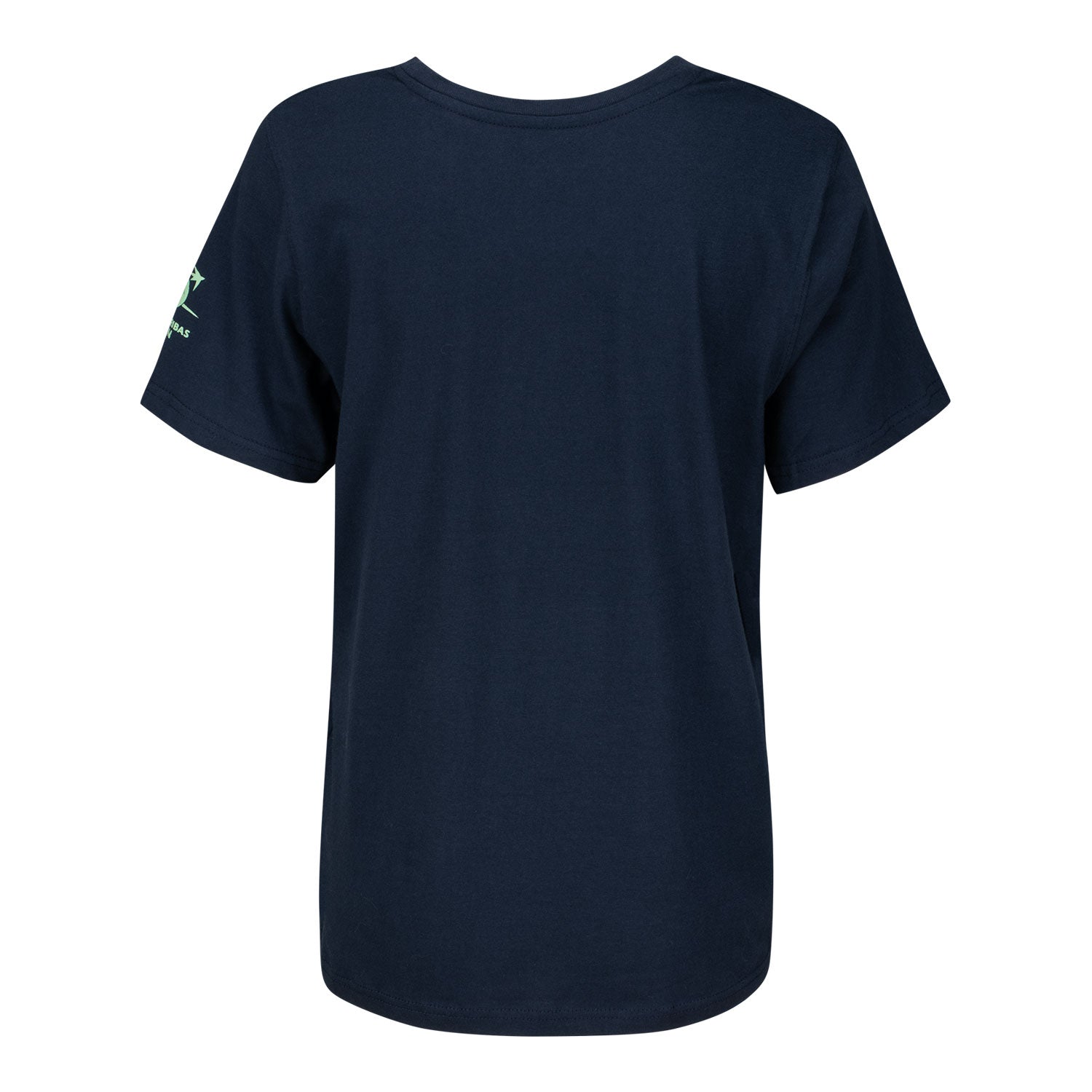Gear for Sports BNP Paribas Open Women's Crossed Racket Laurel T-Shirt in Marine Navy - Back View
