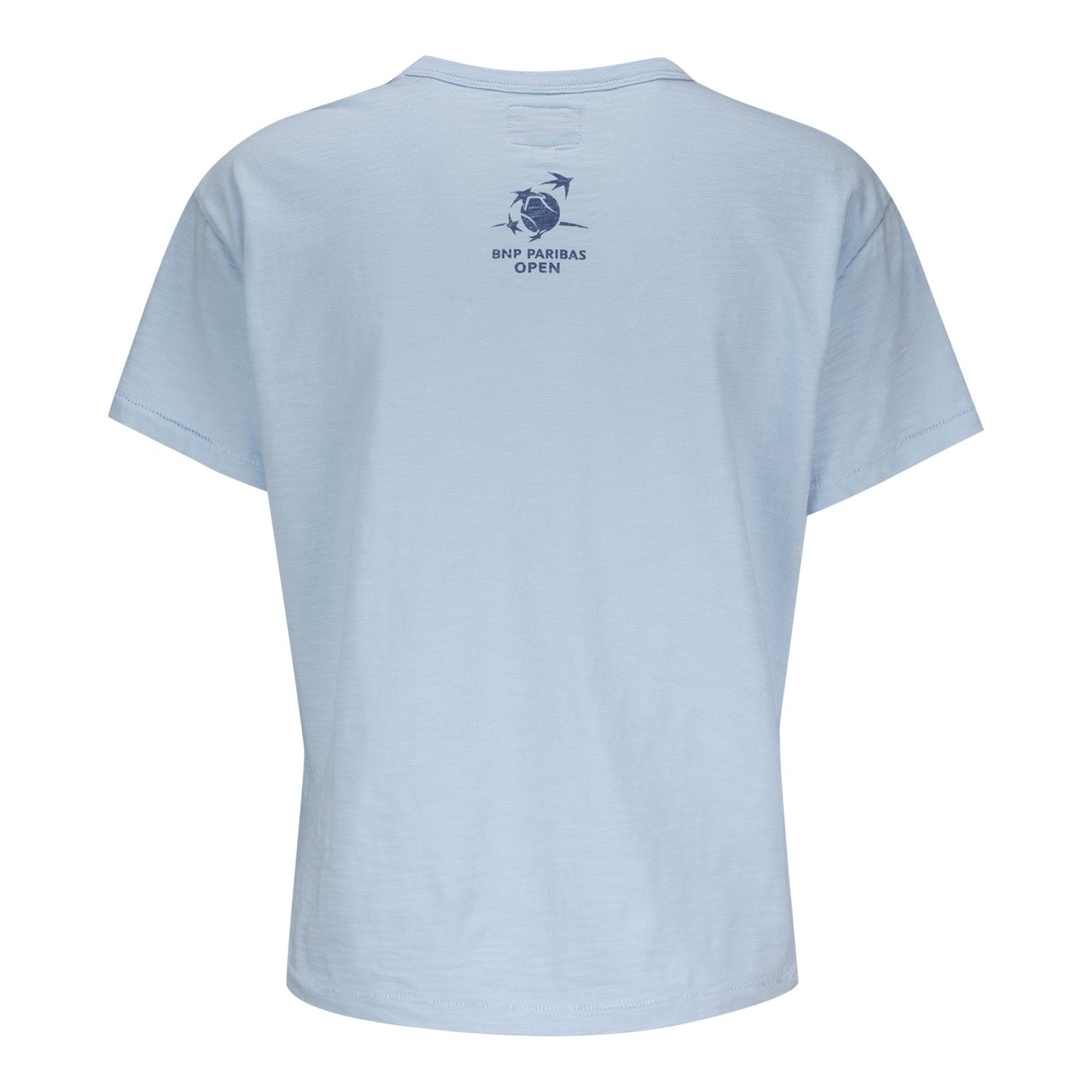Standard Rec BNP Paribas Open Women's Palm Sun T-Shirt in Light Blue - Back