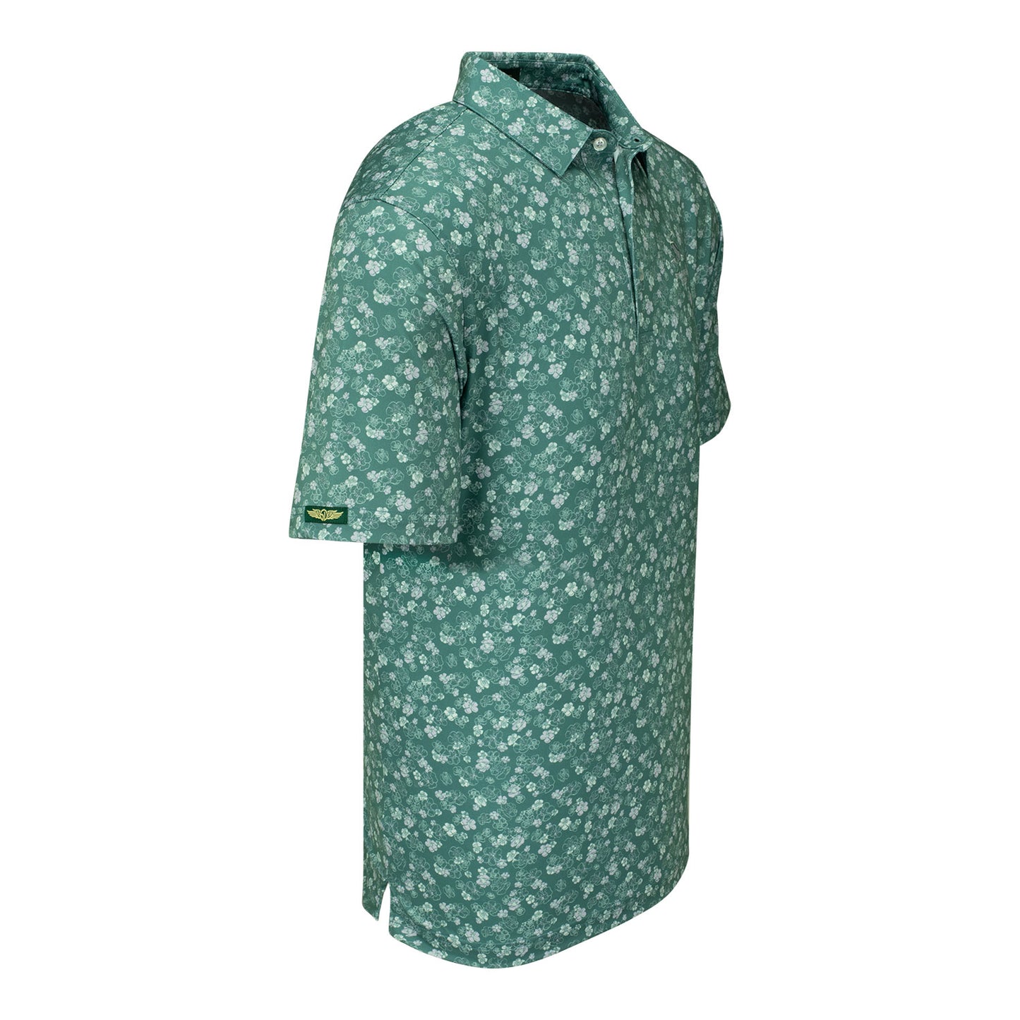 Straight Down 2026 BNP Paribas Open Dogwood Polo in Sage - Right Side