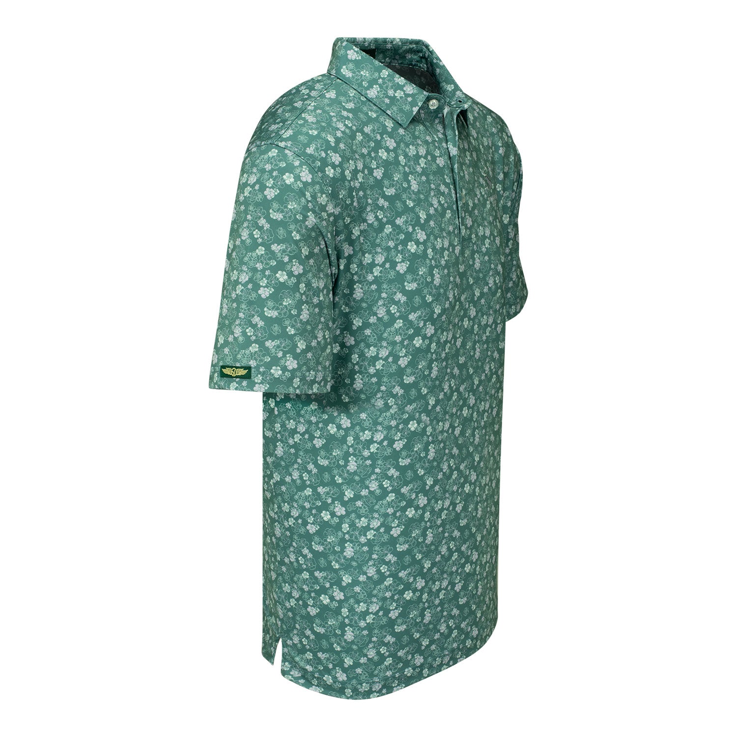 Straight Down 2026 BNP Paribas Open Dogwood Polo in Sage - Right Side