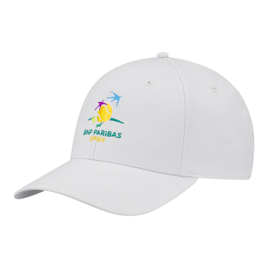 Ahead BNP Paribas Open Tech Logo Hat in Stone - Angled Front Left View