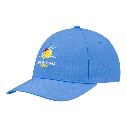 Ahead BNP Paribas Open Logo Hat in Regatta Blue - Angled Front Left View