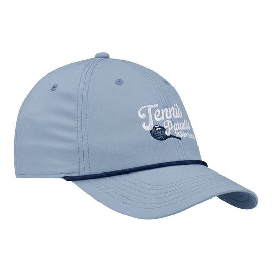 Ahead BNP Paribas Open Ponte Tennis Paradise Script Hat in Slate - Angled Front Right View