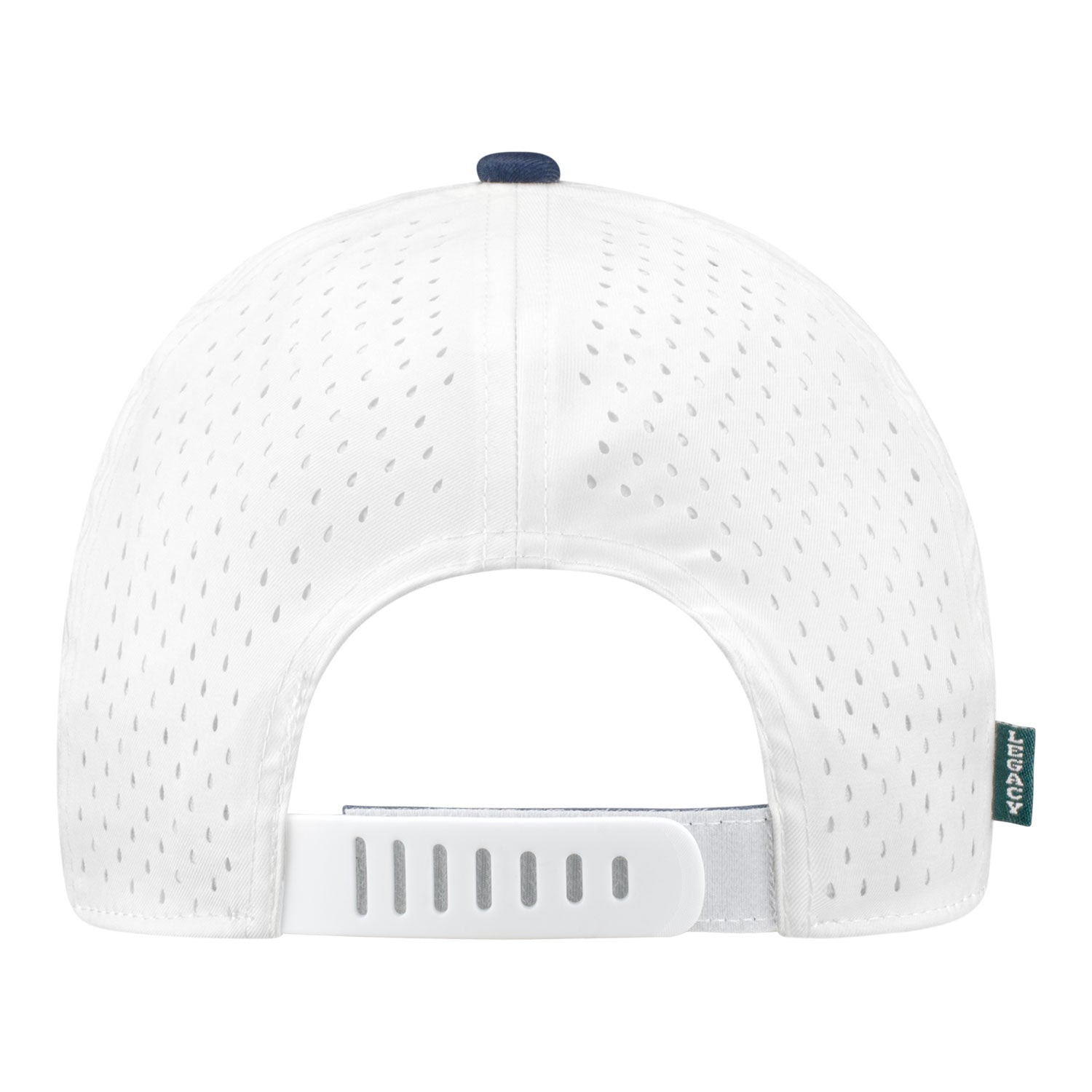 Legacy 2026 BNP Paribas Open Logo Trucker Hat in Navy and White - Back View