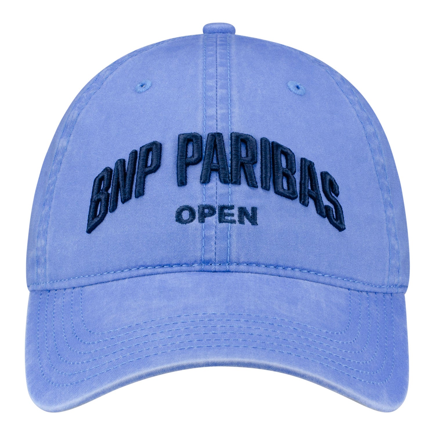 Legacy 2026 BNP Paribas Open Text Hat in Power Blue - Front View