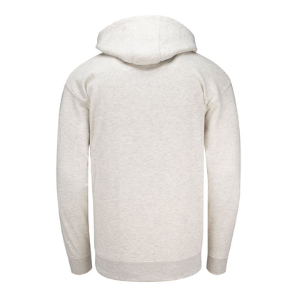 Ahead BNP Paribas Open Embroidered Hoodie in Oatmeal Heater - Back View