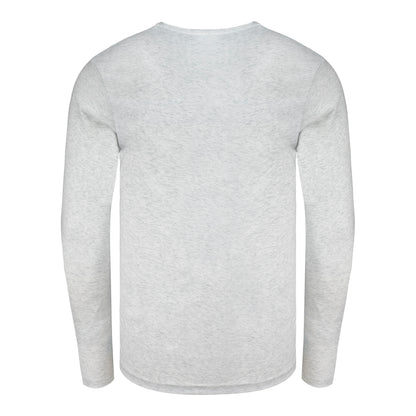 Ahead BNP Paribas Open Blue Court Long Sleeve T-Shirt in White - Back View