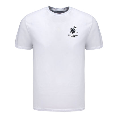 Ahead BNP Paribas Open International Rackets T-Shirt in White - Front View