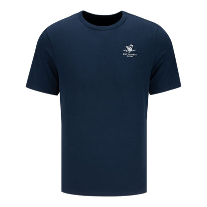 lululemon BNP Paribas Open Organic Cotton T-Shirt in True Navy - Front