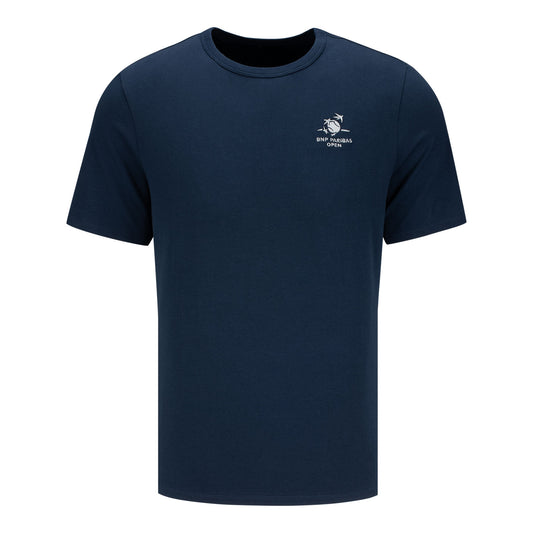 lululemon BNP Paribas Open Organic Cotton T-Shirt in True Navy - Front