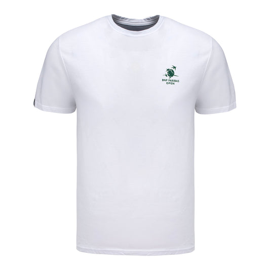 Levelwear BNP Paribas Open Stadium T-Shirt in White - Front View