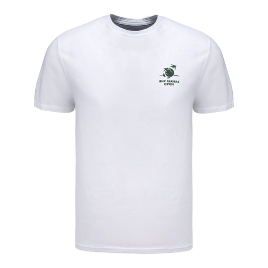 Gear for Sports BNP Paribas Open Palm T-Shirt in White - Front View