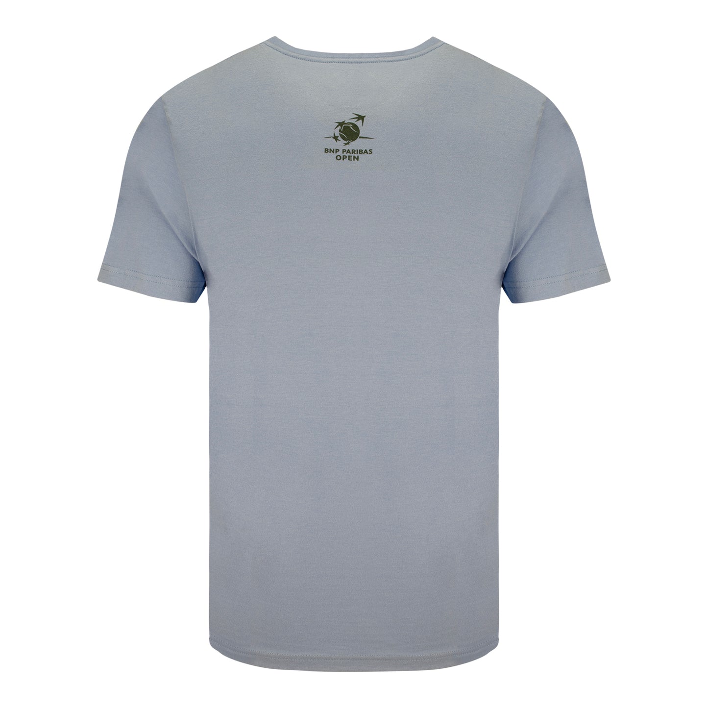 Gear for Sports BNP Paribas Open Palm Tree Stadium T-Shirt in Light Blue - Back View