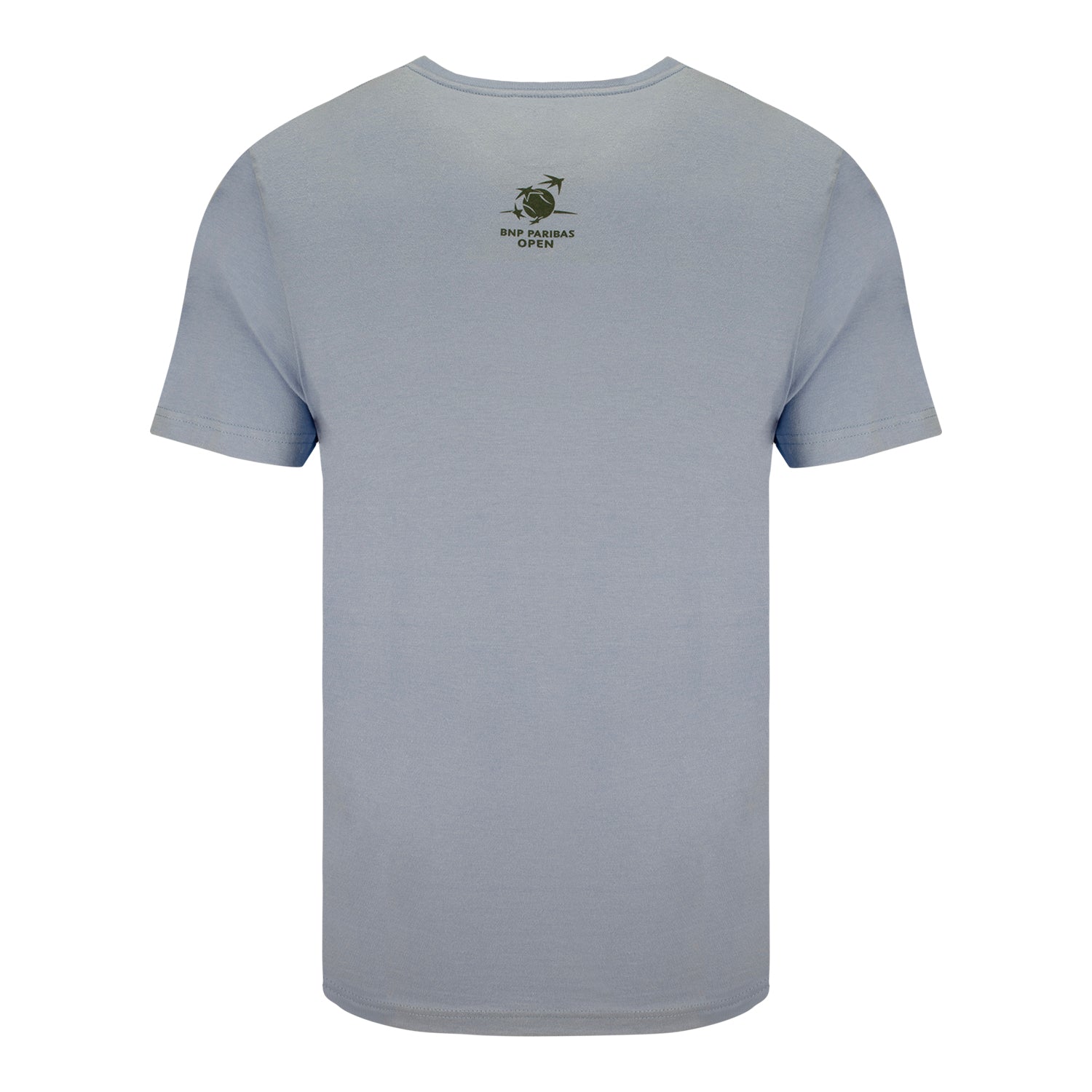 Gear for Sports BNP Paribas Open Palm Tree Stadium T-Shirt in Light Blue - Back View