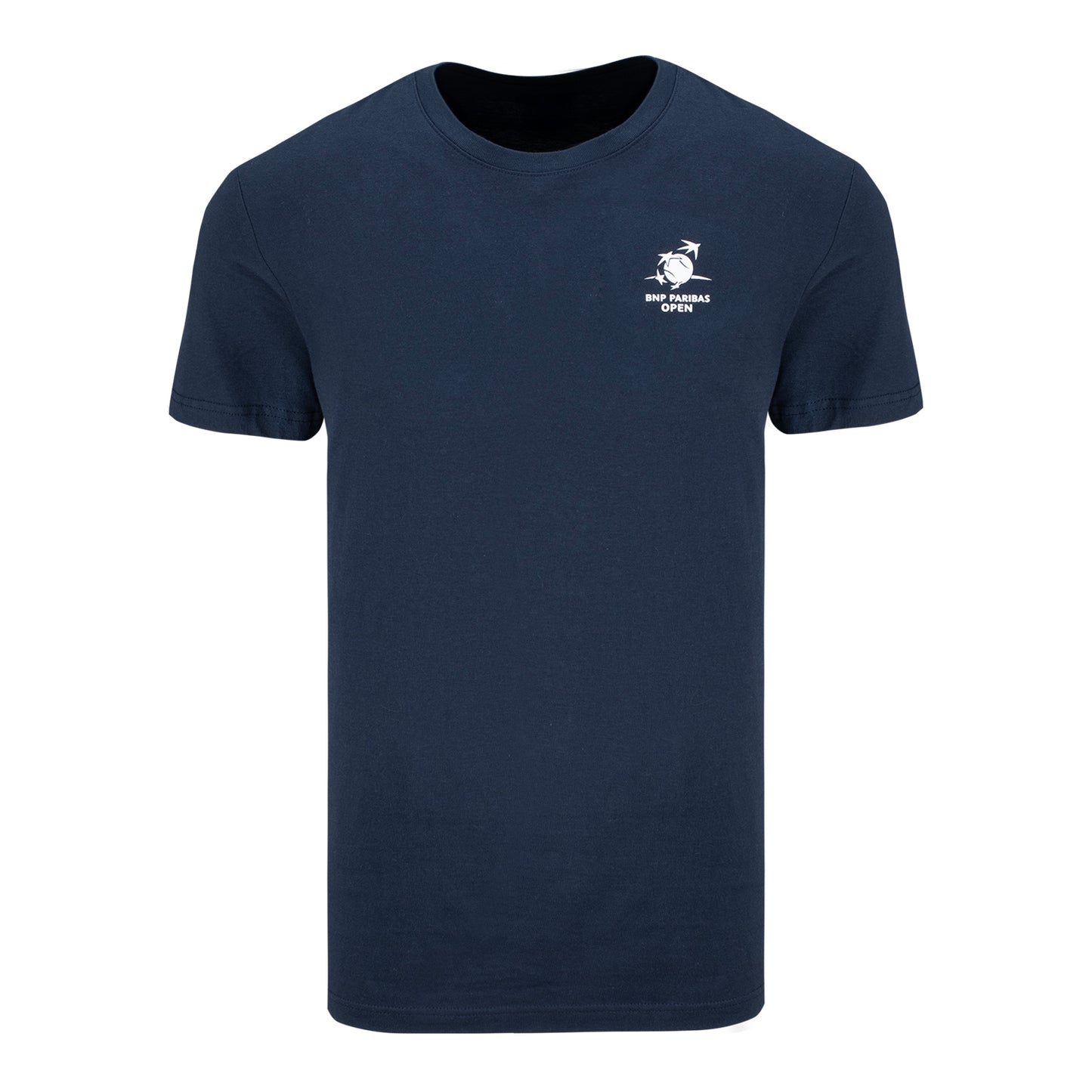 Gear for Sports BNP Paribas Open Crossed Racket Laurel T-Shirt in Navy - Front View