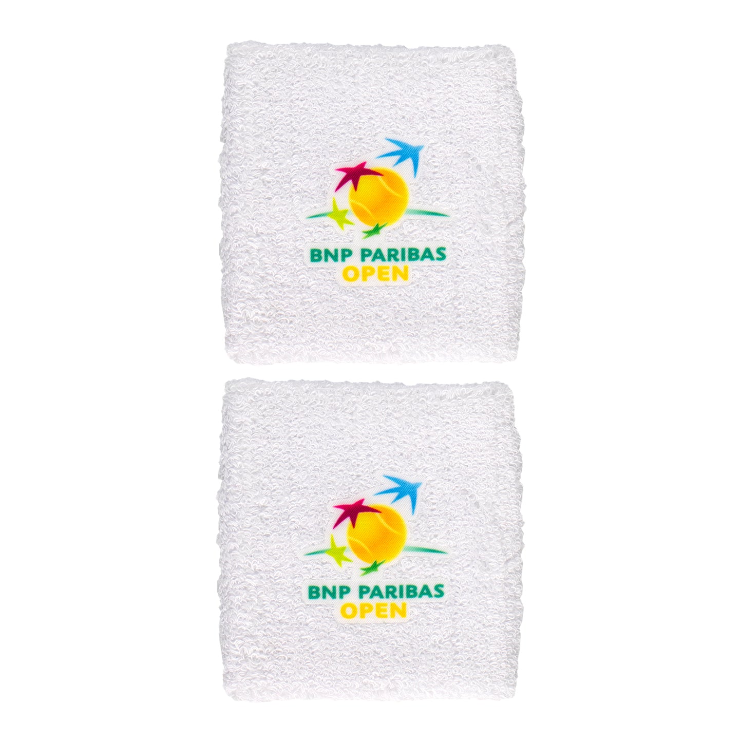 Tournament Solutions BNP Paribas Open 2-Pack Wristbands - Pair Front View