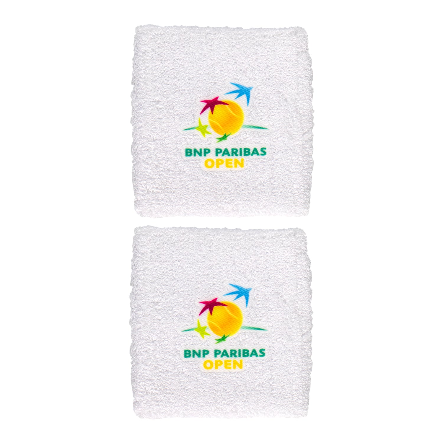 Tournament Solutions BNP Paribas Open 2-Pack Wristbands - Pair Front View