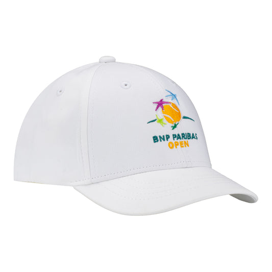 Garb BNP Paribas Open Toddler Official Logo Hat in White - Angled Front Right View