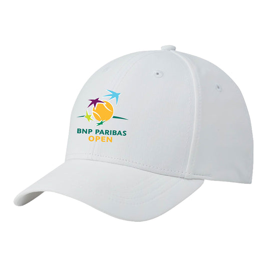 Garb BNP Paribas Open Youth Official Logo Hat in White - Front View