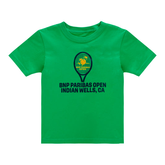 Garb BNP Paribas Open Toddler T-Shirt in Kelly Green - Front View