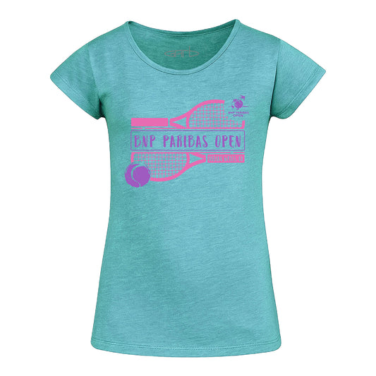 Garb BNP Paribas Open Youth T-Shirt in Teal - Front View