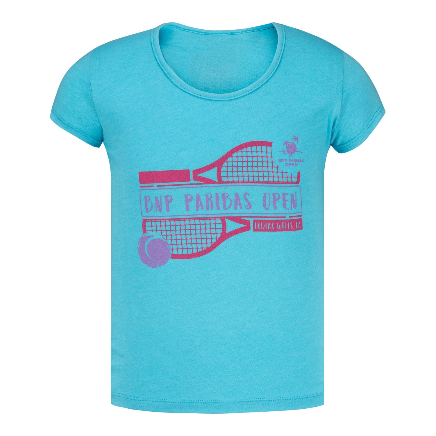 Garb BNP Paribas Open Youth T-Shirt in Teal - Front View