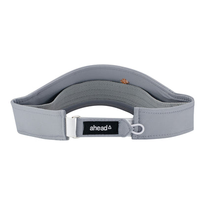 Ahead Indian Wells Tennis Garden Logo Visor in Light Grey - Back View