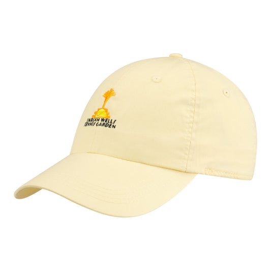 Ahead Indiana Wells Tennis Garden Ladies Logo Hat in Soft Yellow - Front Left View